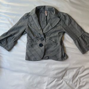 Gray blazer